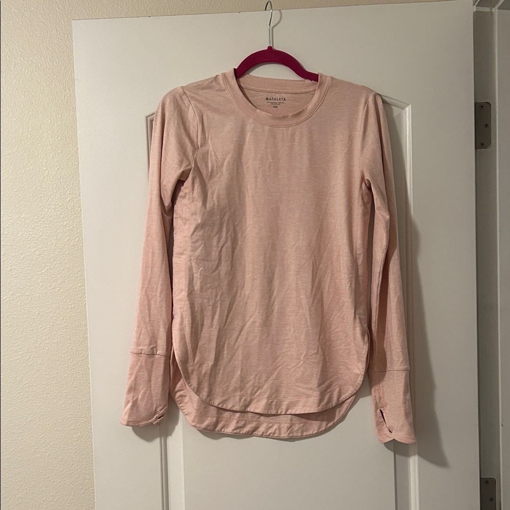 Athleta Pink Long Sleeve Top